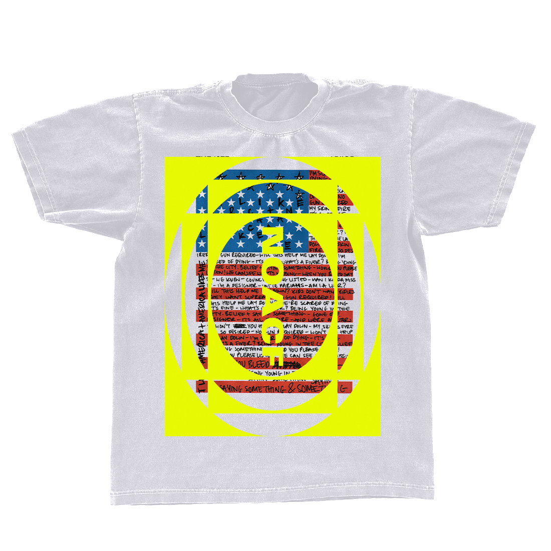 NOACF White T-Shirt - The 1975 Official Store NOACF White T-Shirt - The 1975 Official Store