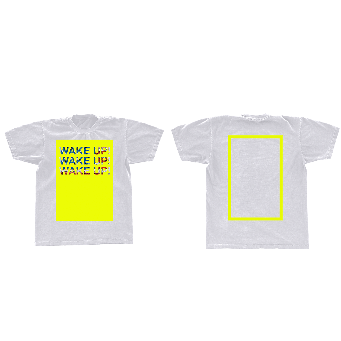 Wake Up! White T-shirt - The 1975 Official Store