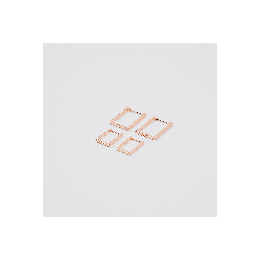 Rose Gold fallingforyou Earrings Side