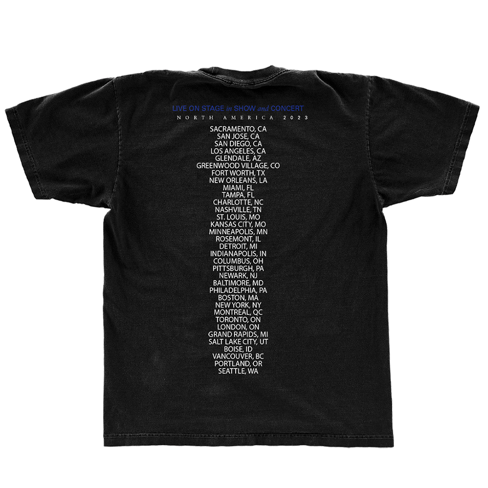 OG Logo North American 2023 Tour T-Shirt Back