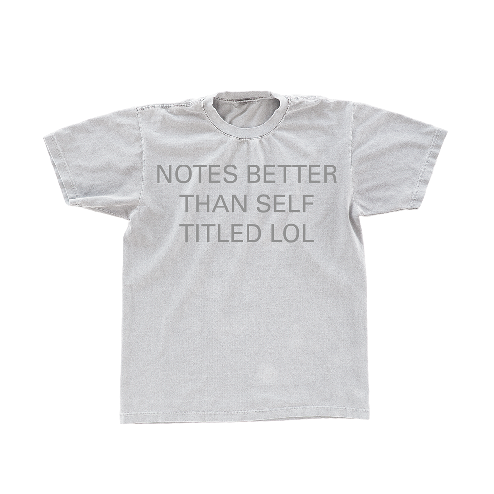 Notes > Self Titled T-Shirt