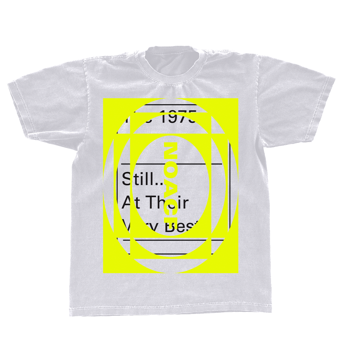 NOACF White T-Shirt - The 1975 Official Store NOACF White T-Shirt - The 1975 Official Store