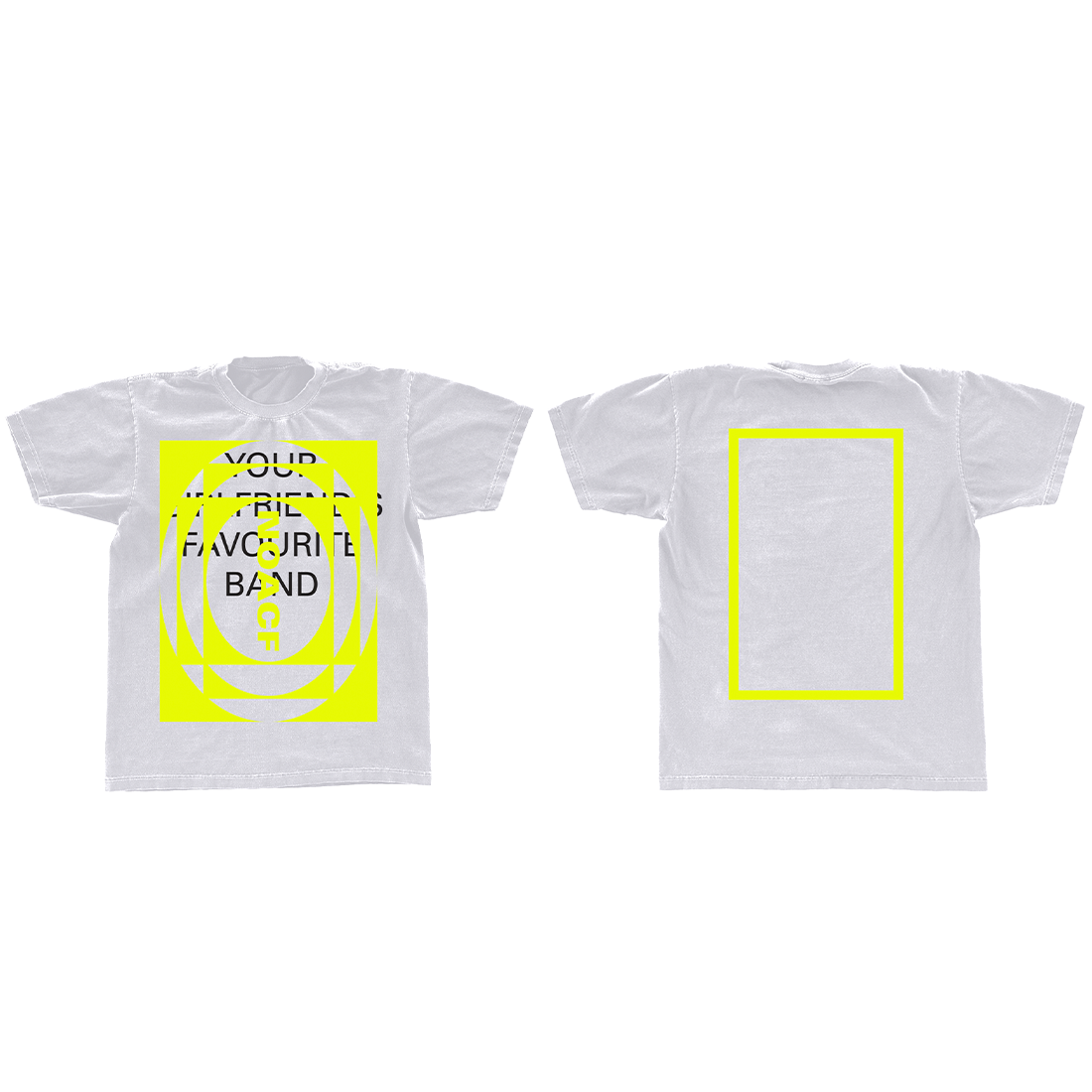 NOACF White T-Shirt - The 1975 Official Store NOACF White T-Shirt - The 1975 Official Store