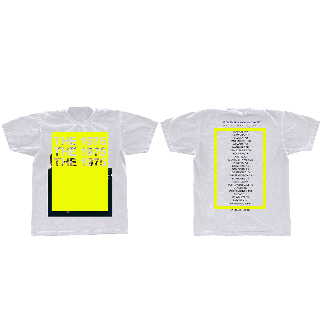 The 1975 White T-Shirt