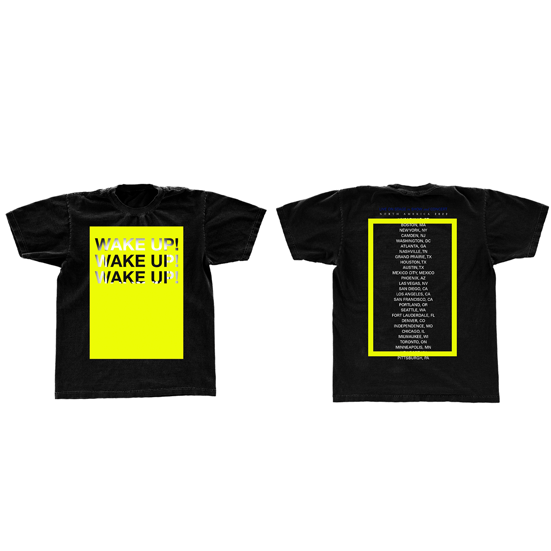 Wake Up! Black T-Shirt