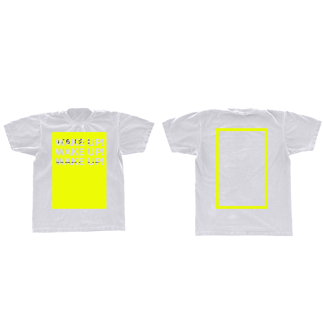 Wake Up! White T-shirt - The 1975 Official Store Wake Up! White T-shirt - The 1975 Official Store
