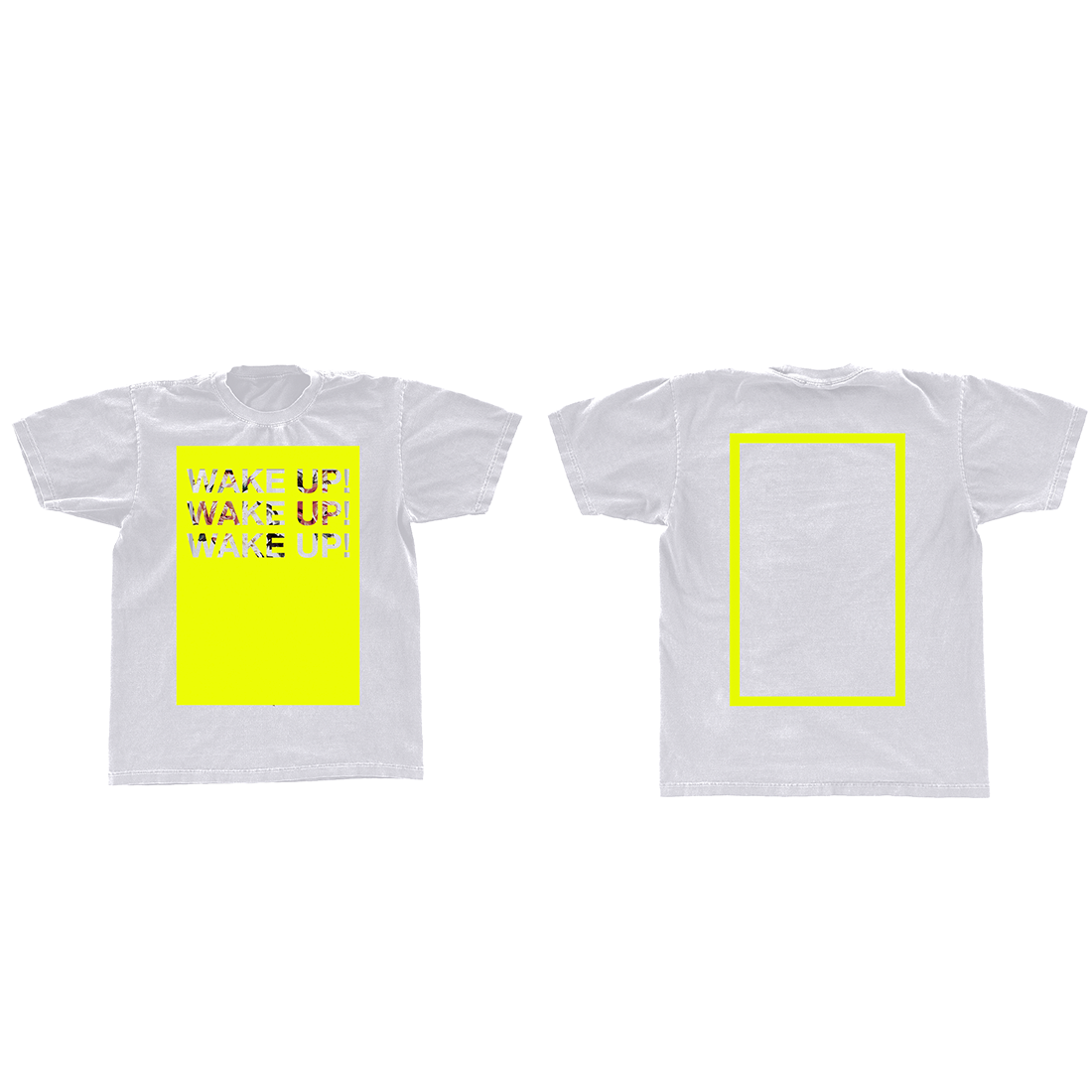 Wake Up! White T-shirt