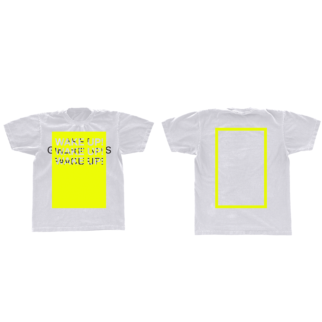 Wake Up! White T-shirt