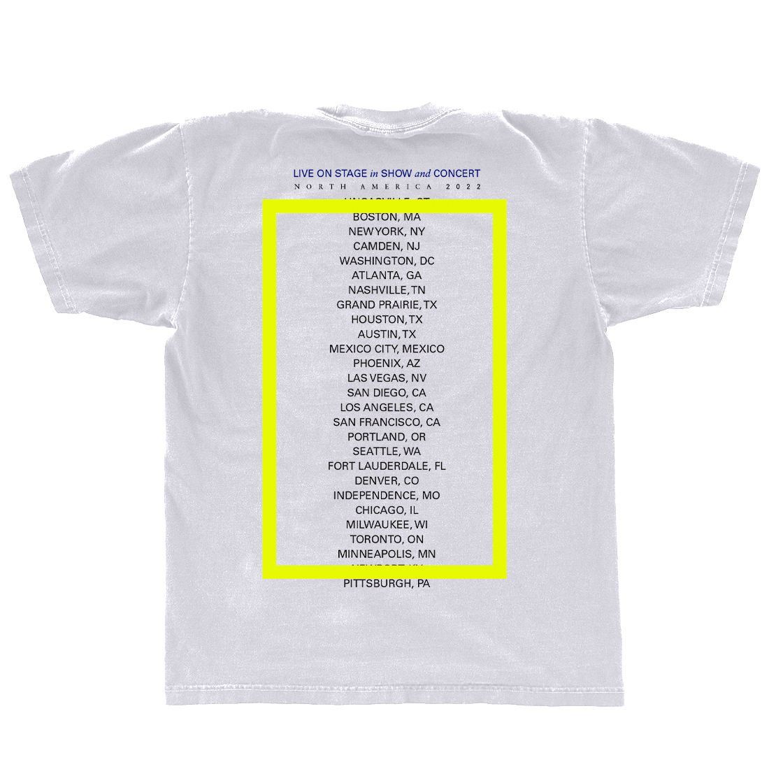 The 1975 White T-Shirt