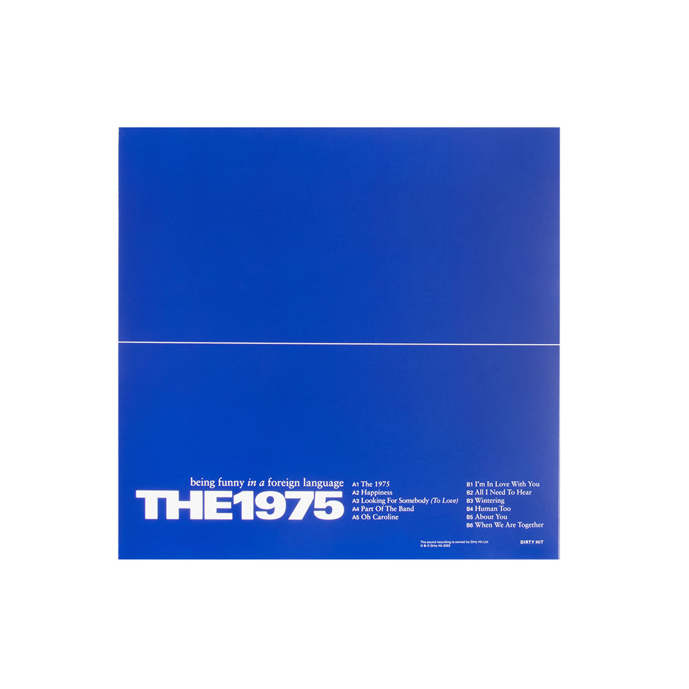 Being Funny In A Foreign Language Standard Clear Vinyl – The 1975