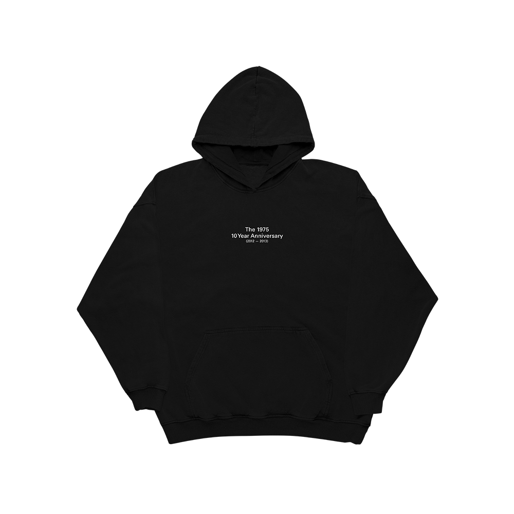 The 1975 10 YR Hoodie Front